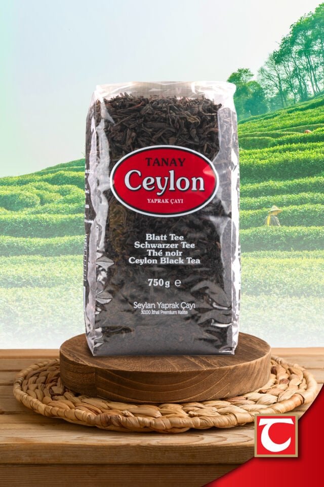 TANAY Ceylon İthal Sri Lanka Siyah Yaprak Seylan Çayı Kaçak Çay 750 gr
