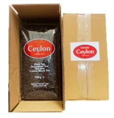 TANAY Ceylon İthal Sri Lanka Siyah Yaprak Seylan Çayı Kaçak Çay 750 gr 2 adet (1.500 gr)