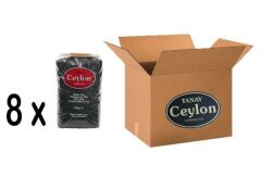 TANAY Ceylon İthal Sri Lanka Siyah Yaprak Seylan Çayı Kaçak Çay 750 gr 8 adet (6.000 gr)