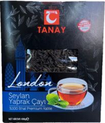 TANAY London İthal Yaprak Seylan Çayı Sri Lanka Kaçak çay 400 gr