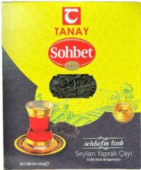 TANAY Sohbet Bergamotlu İthal Seylan Çayı 400 gr