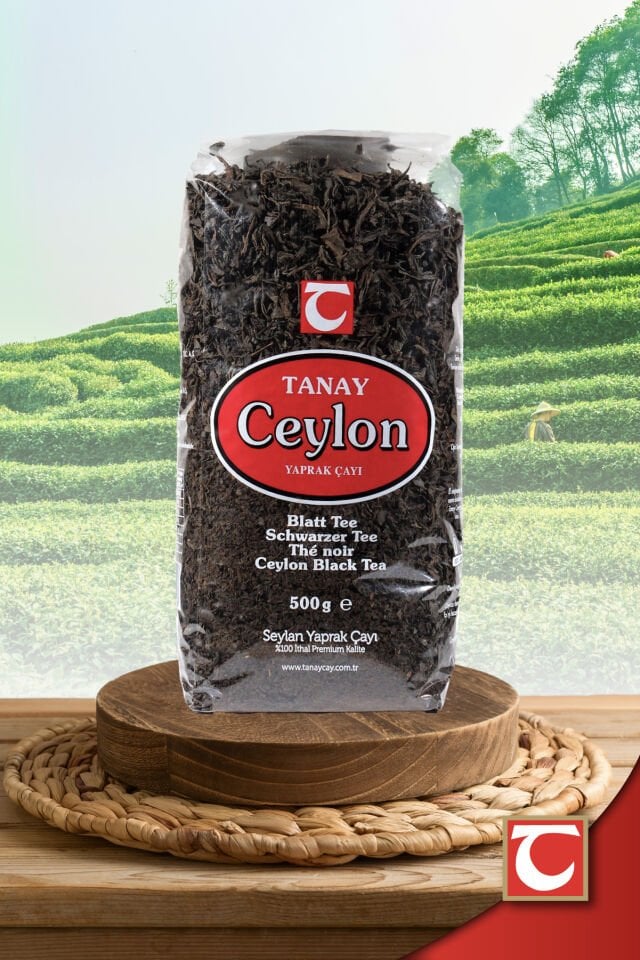 TANAY Ceylon İthal Sri Lanka Siyah Yaprak Seylan Çayı Kaçak Çay 500 gr